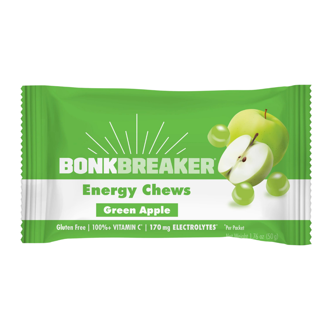 Bonk Breaker Green Apple Energy Chews.