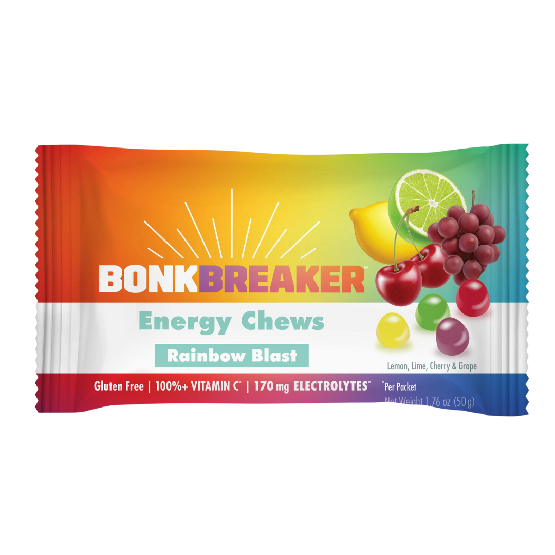 Bonk Breaker Rainbow Blast Energy Chews.