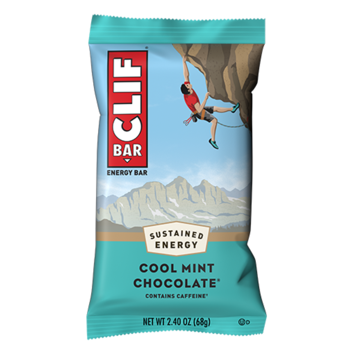 Clif Bar - Energy Bars - Cool Mint Chocolate 68g