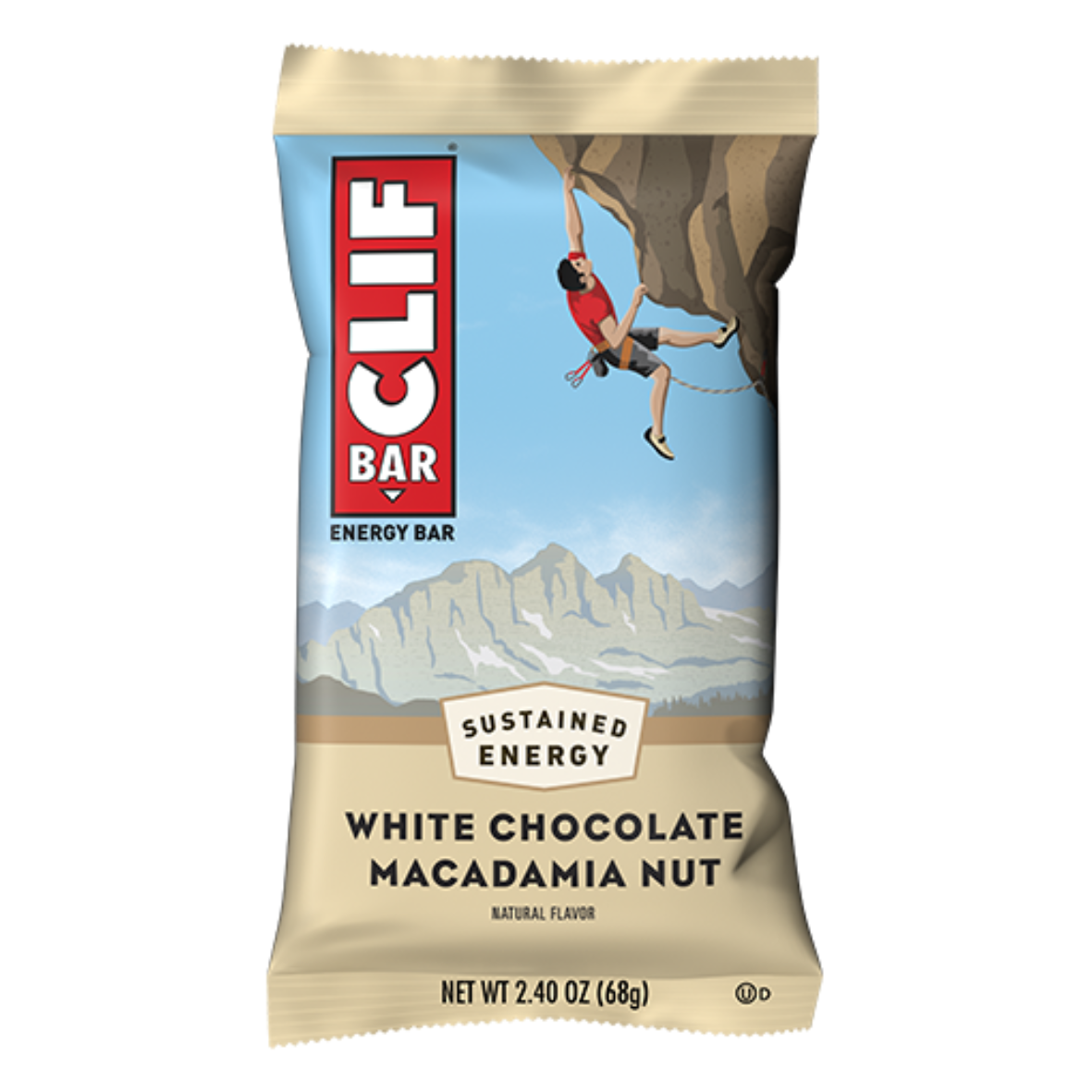 Clif Bar - Energy Bars - White Chocolate Macadamia Nut 68g