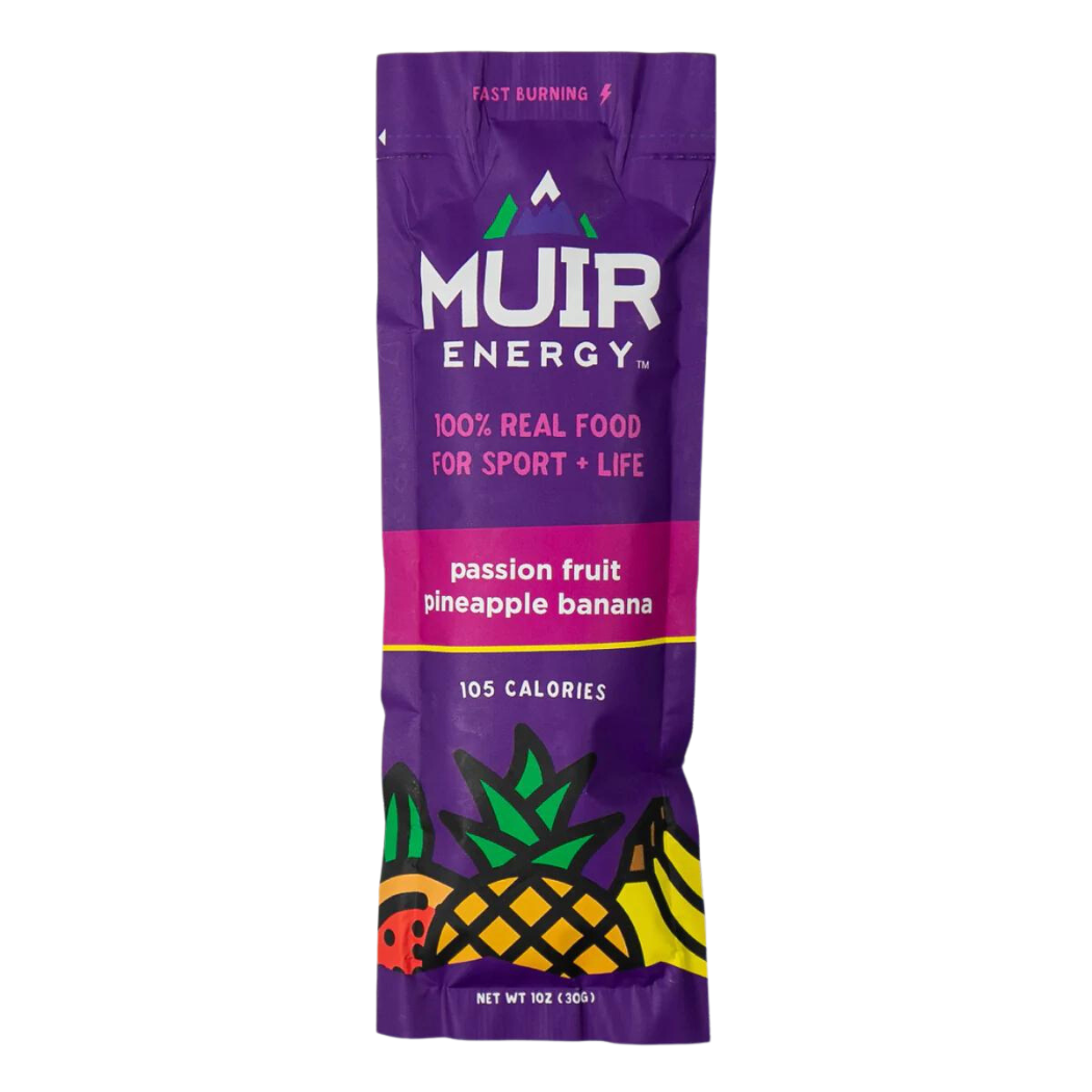 Muir Energy - Energy Gels - Passion Fruit Pineapple Banana (30g)