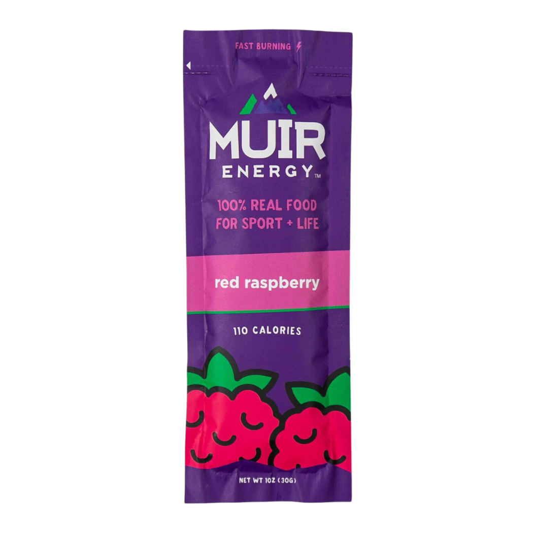 Muir Energy - Energy Gels - Red Raspberry (30g)