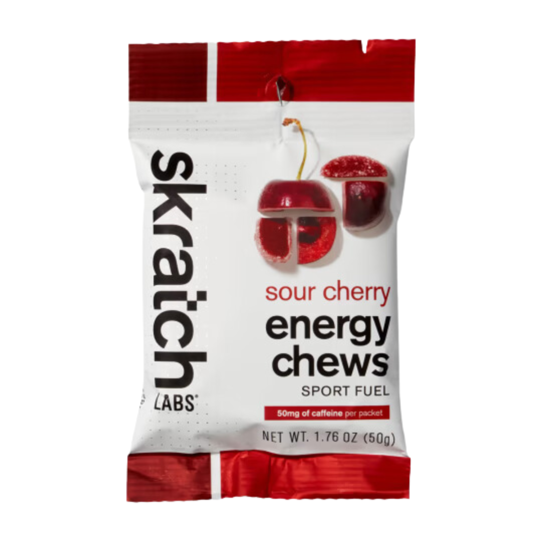 Skratch Labs - Sport Energy Chews - Sour Cherry (with caffeine)
