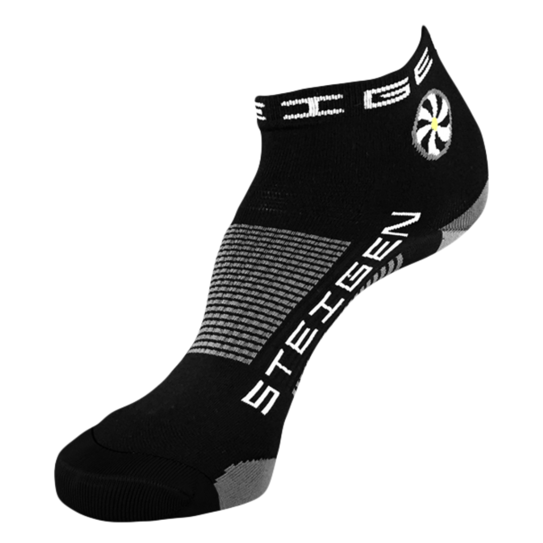 Steigen - Quarter Length Running Socks - Black