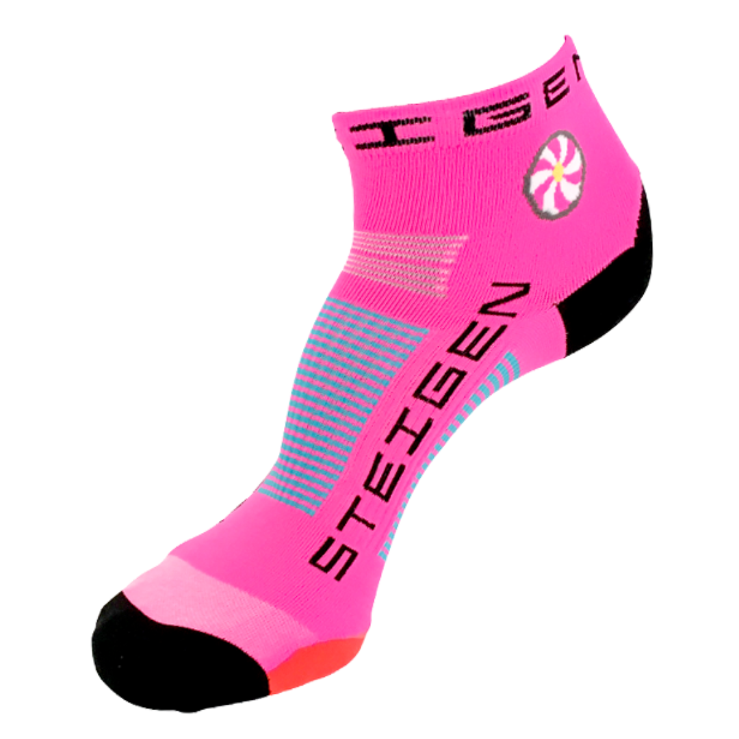 Steigen - Quarter Length Running Socks - Pink