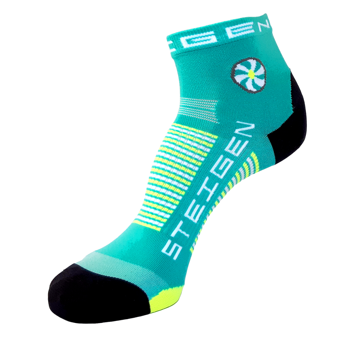 Steigen - Quarter Length Running Socks - Seaside