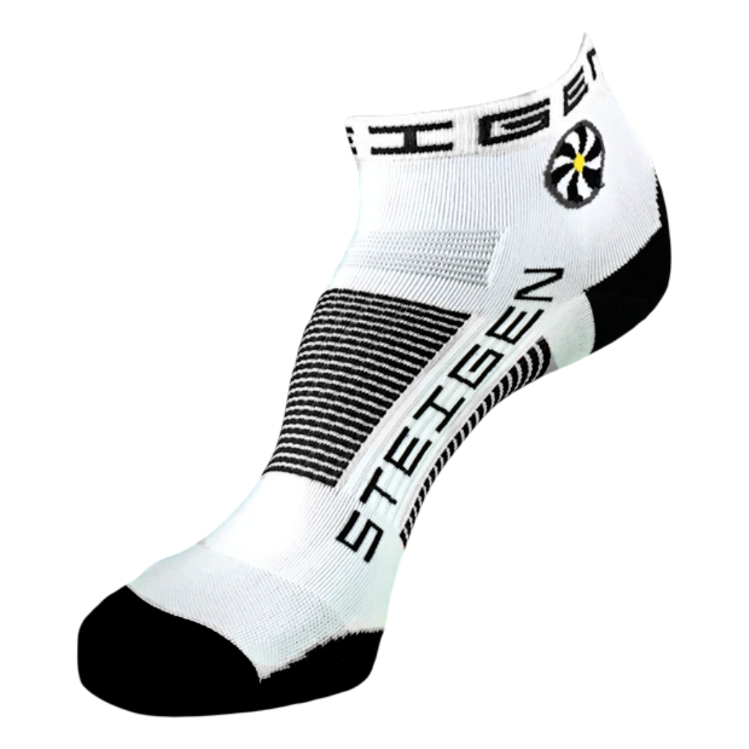 Steigen - Quarter Length Running Socks - White