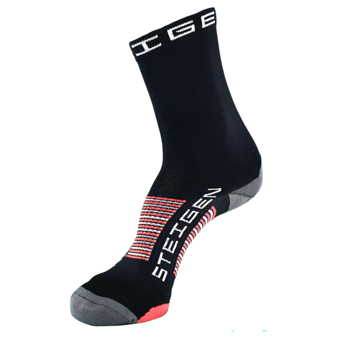 Steigen - Three Quarter Length Running Socks - Black