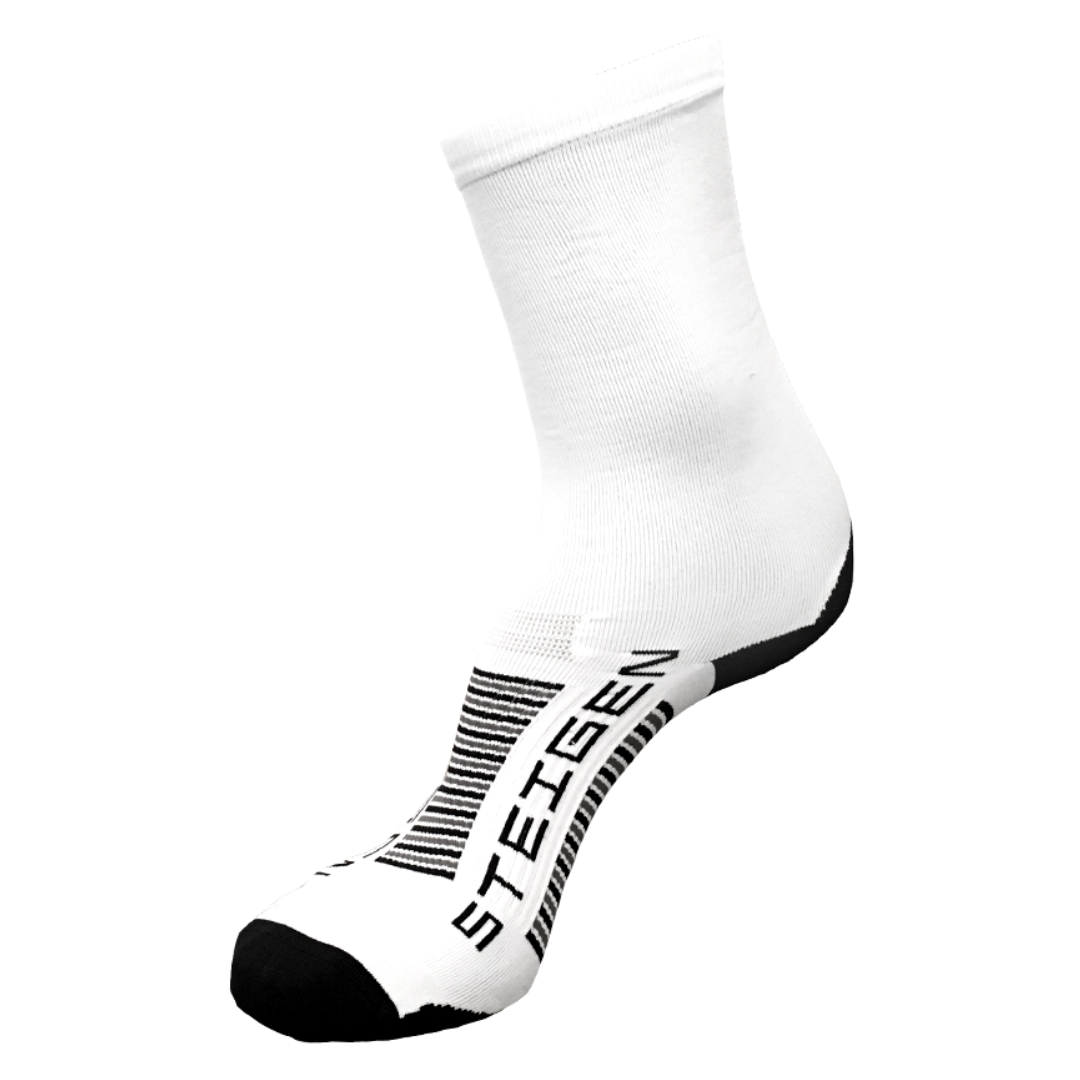 Steigen - Three Quarter Length Running Socks - White